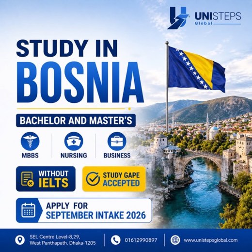 Study in Bosnia: Bachelor's and Master's without IELTS